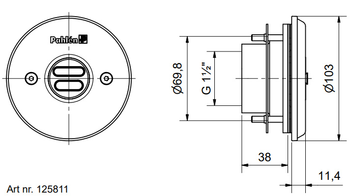 Dimensionerna på produkten