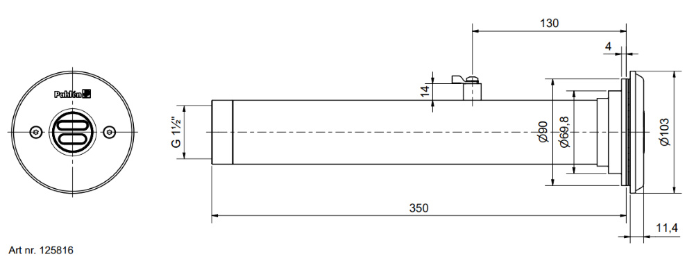 Dimensionerna på produkten