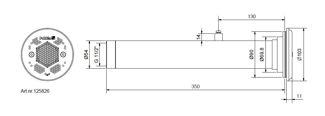 Dimensionerna på produkten