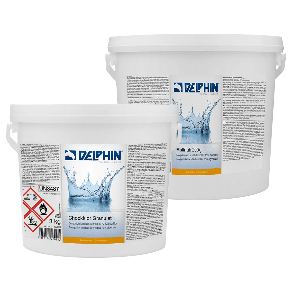 Chockklor Granulat, 3kg & MultiTab 200g, 5kg 