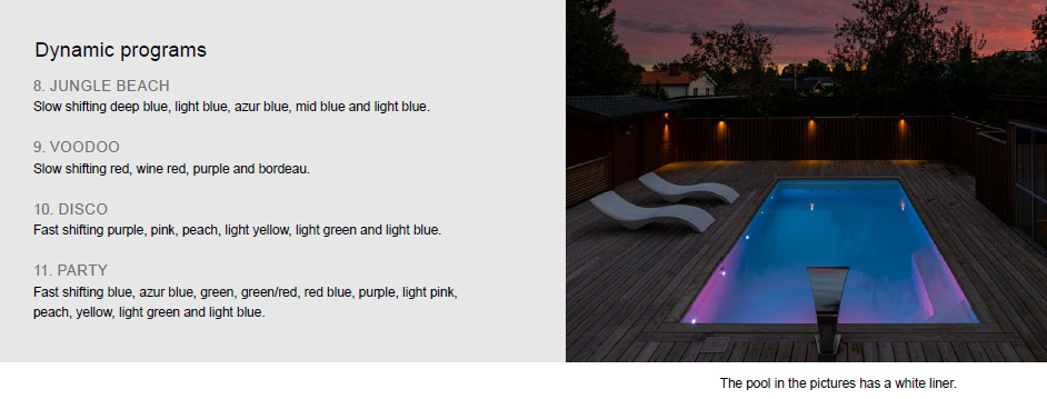 Lampornas färgscheman