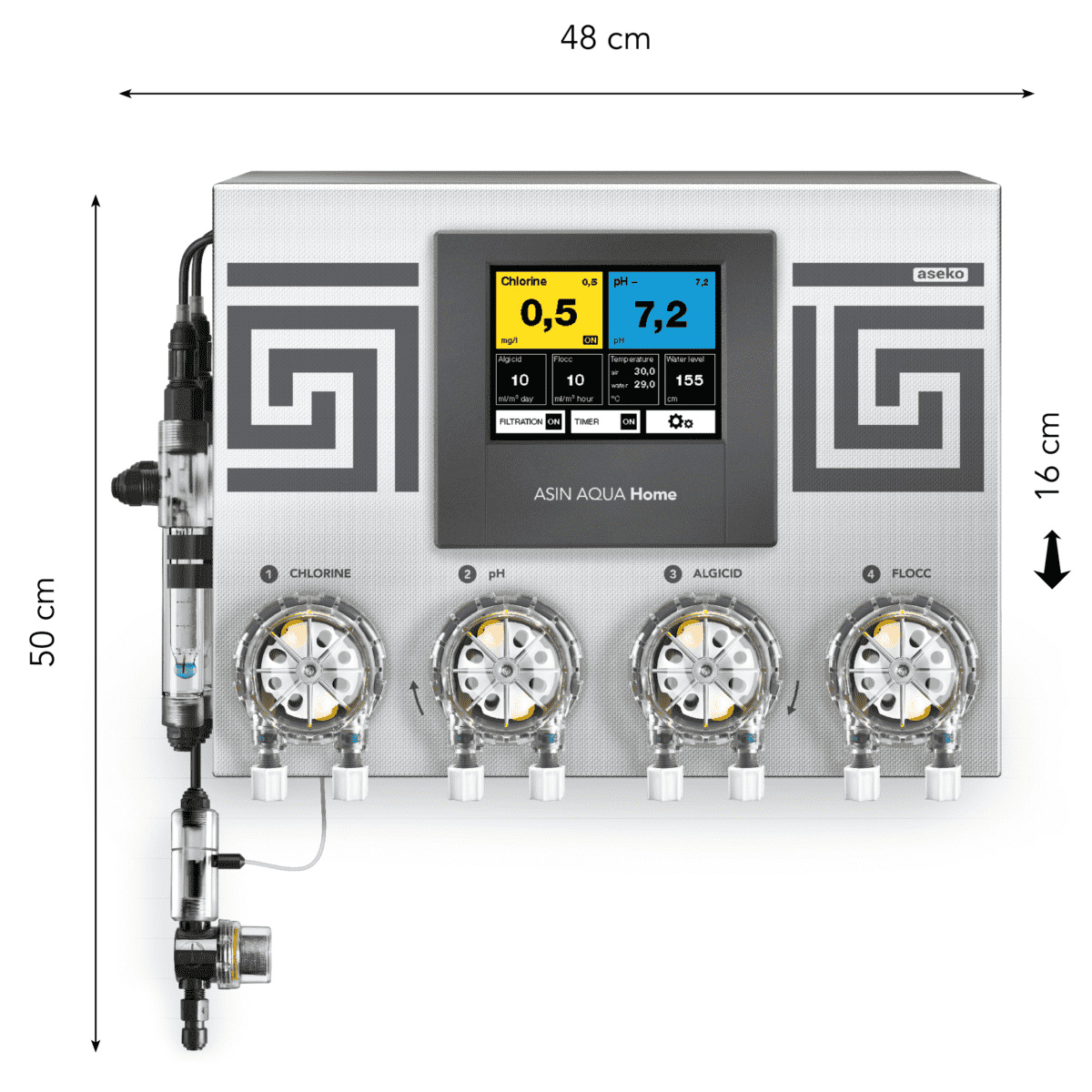 Dimensionerna på produkten