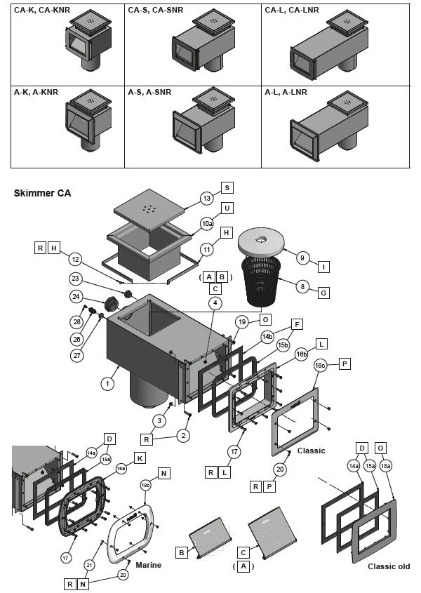 Pahlén Bräddavlopp Reservdelar