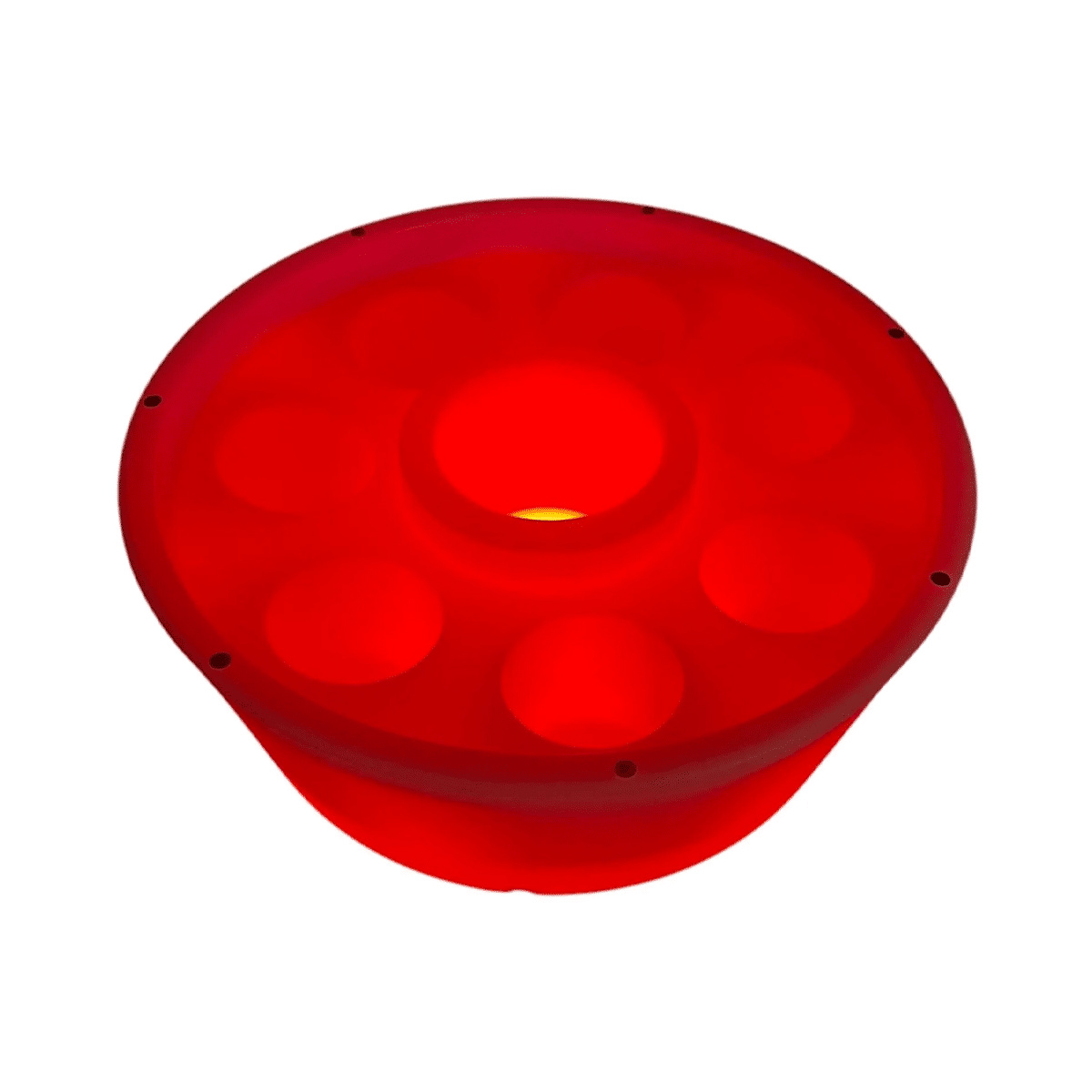 Baren med rött ljus