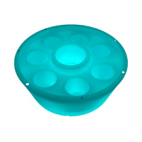 Flytande Bar med RGB LED-Belysning Baren med ljusblått ljus