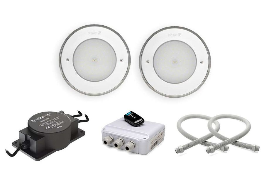 LED RGB belysning som matchar ingjutningsdetaljerna