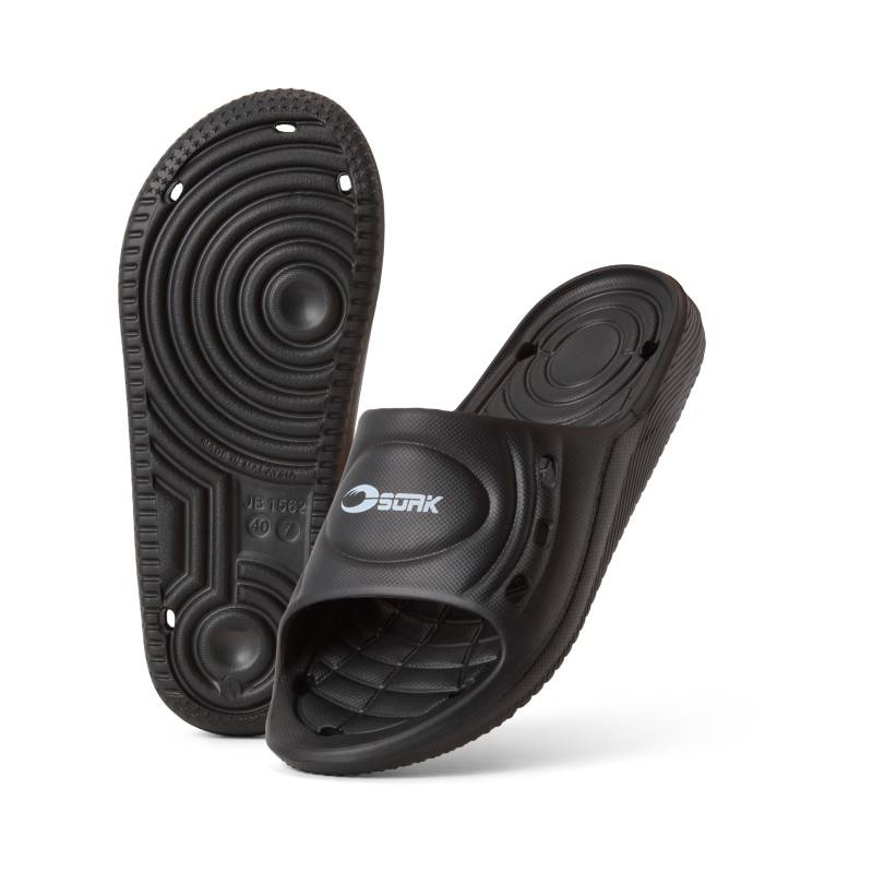 Fram och baksidorna av tofflorna