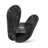 Fram och baksidorna av tofflorna