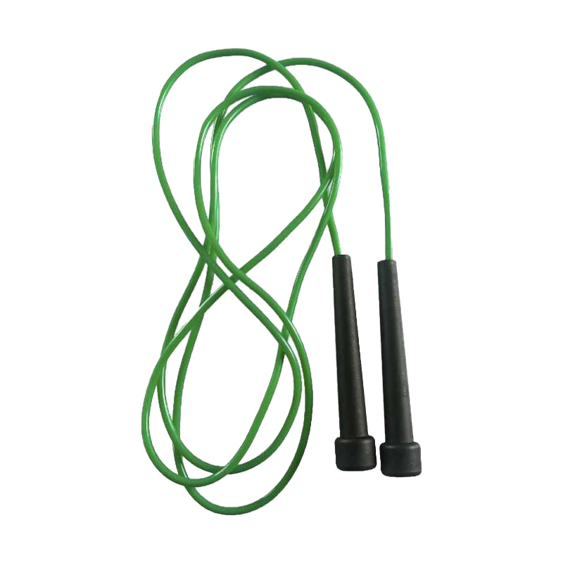 Hopprepet mot en vit bakgrund