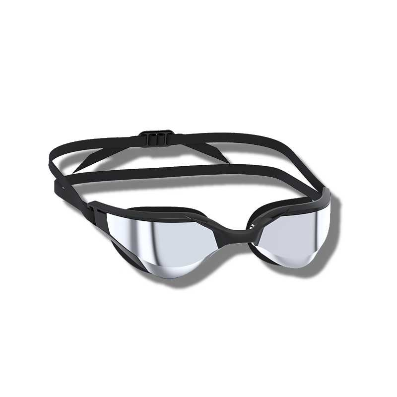 Simglasögonen mot en vit bakgrund