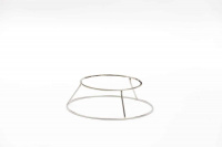 STAY Fogo Gjutjärnsgrill till Gasolbordet Stället till gjutjärnsplattan mot en vit bakgrund