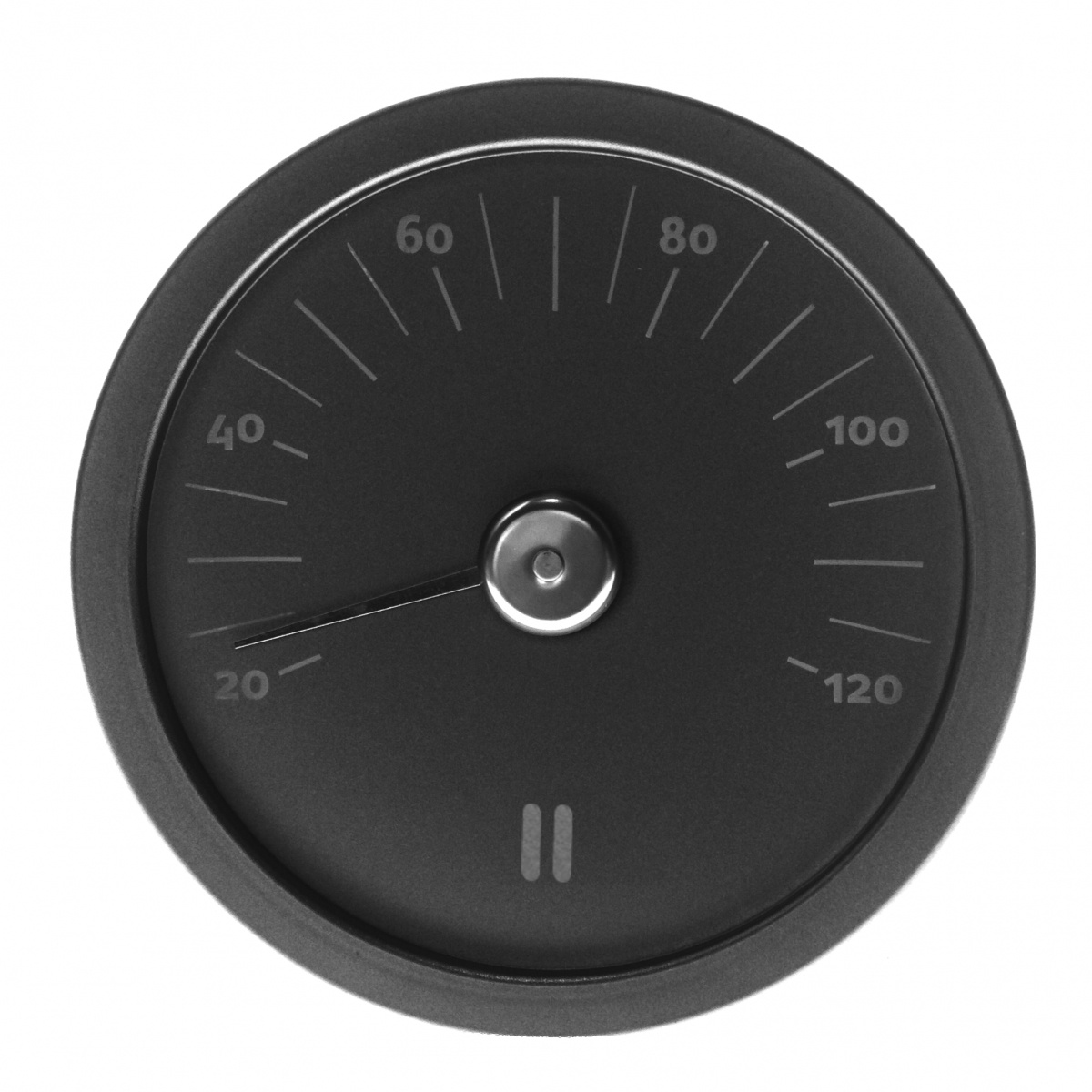 Termometern mot en vit bakgrund