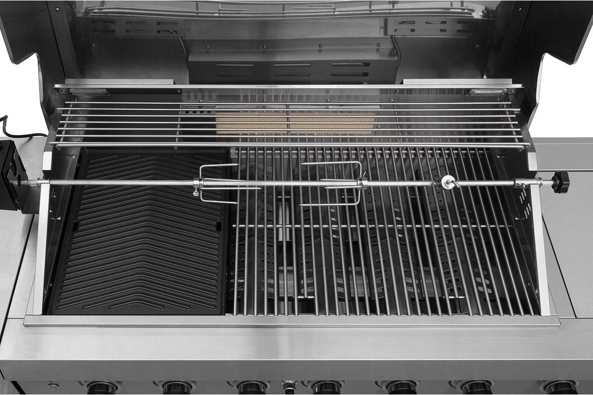 Gasolgrill Ametist 6+2, Sommarkök med Kylskåp
