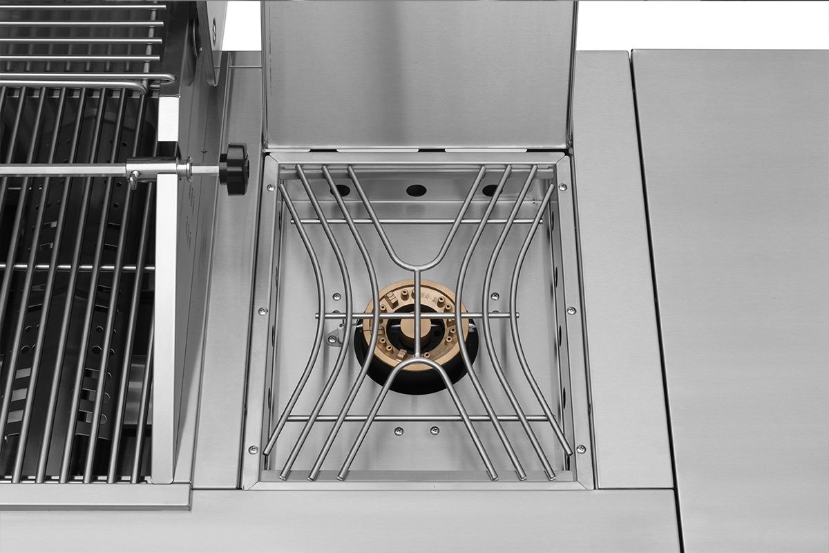 Gasolgrill Ametist 6+2, Sommarkök med Kylskåp