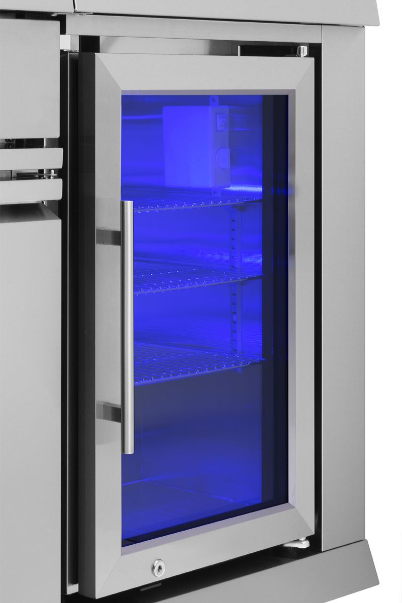 Gasolgrill Ametist 6+2, Sommarkök med Kylskåp