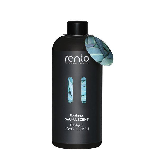 Bastudoft Eukalyptus i en svart 400 ml flaska