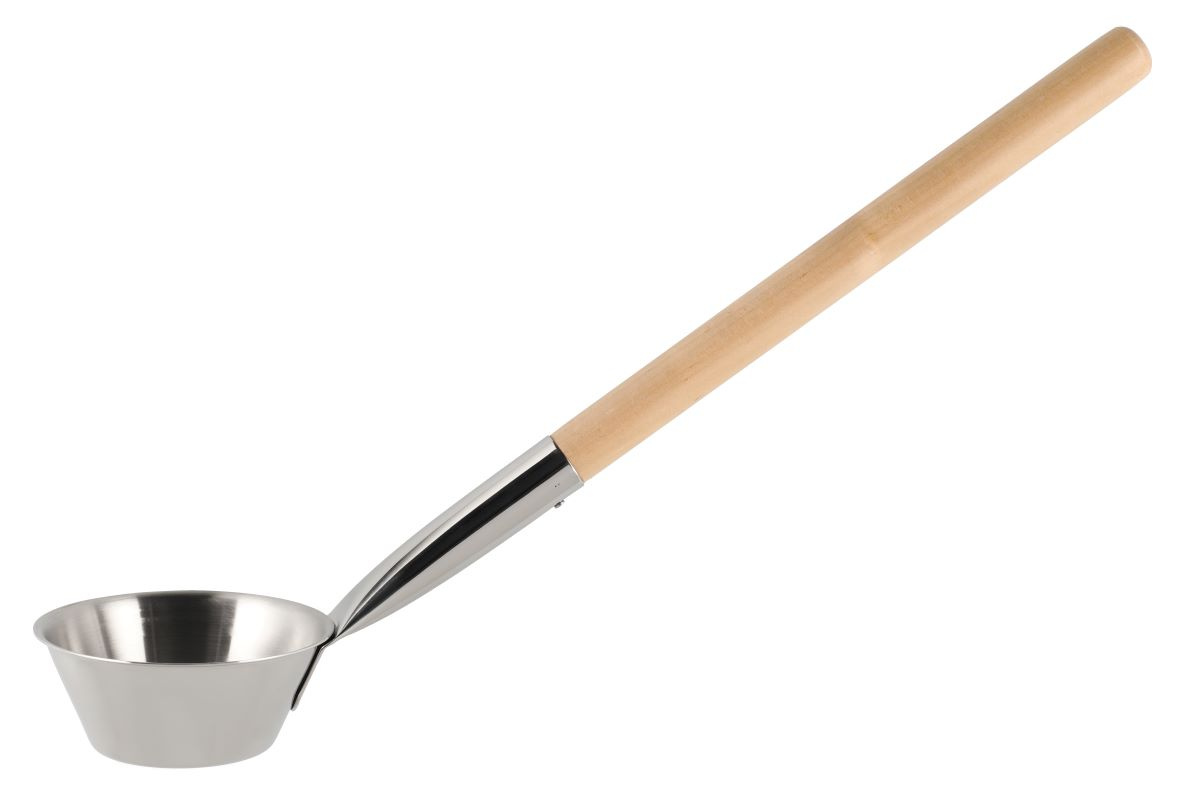 Bastuskopa mot en vit bakgrund