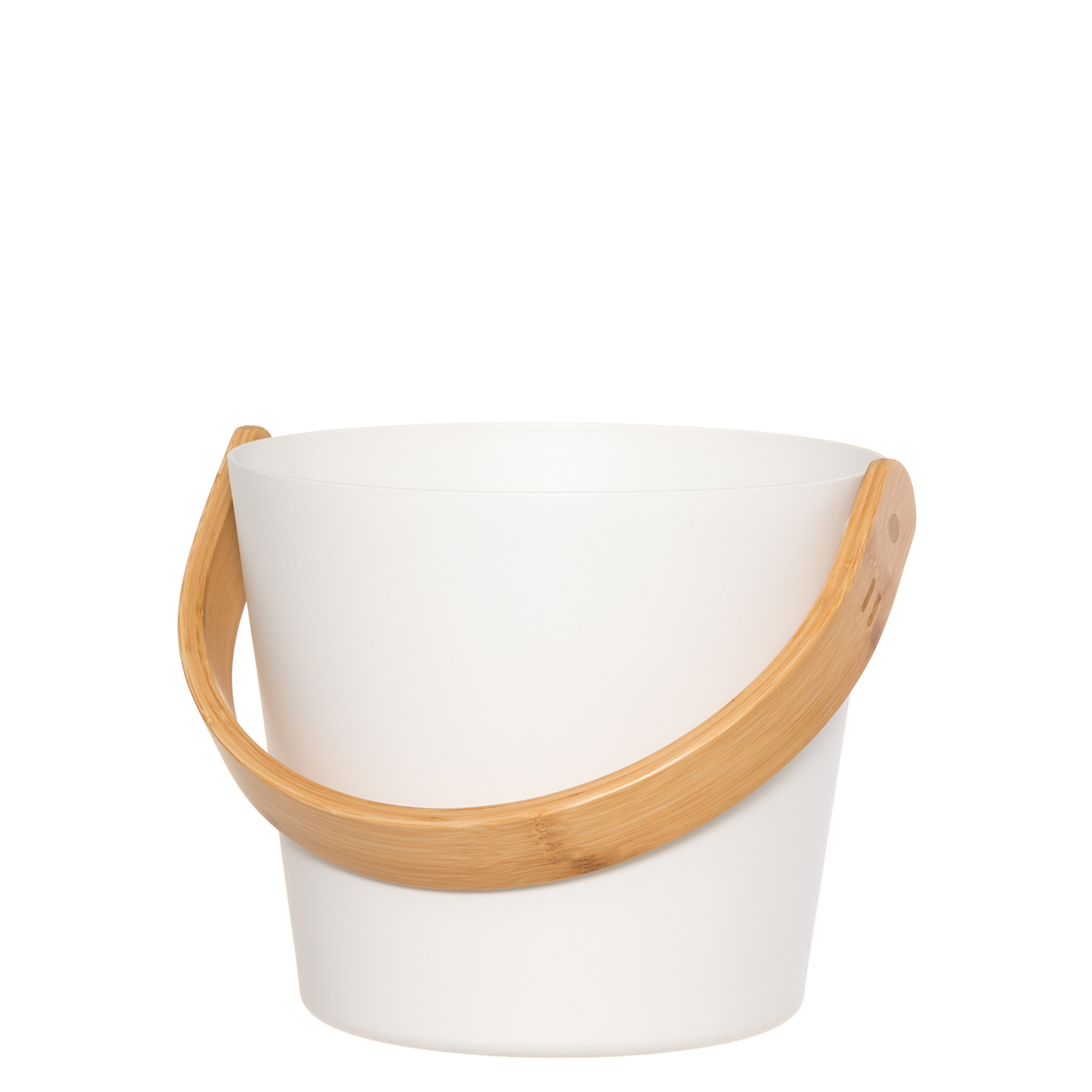 Bastuhinken mot en vit bakgrund