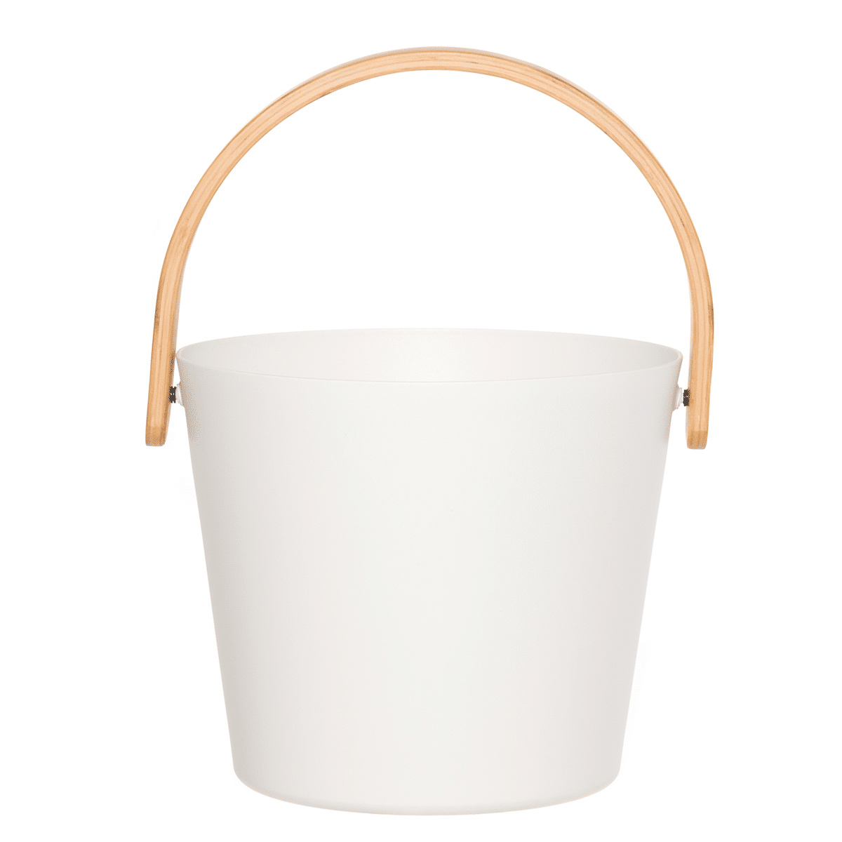 Bastuhinken mot en vit bakgrund