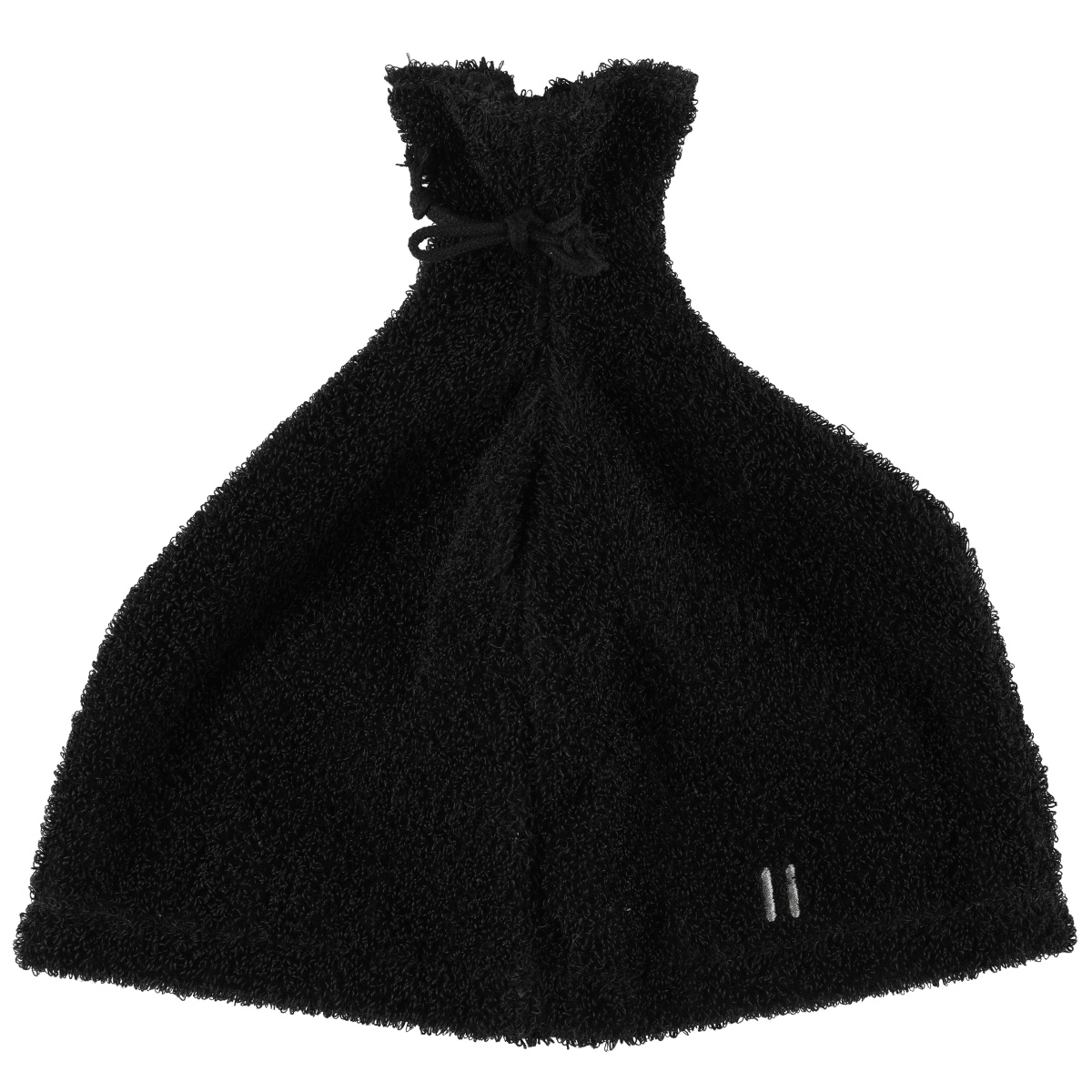 Bastumössan mot en vit bakgrund