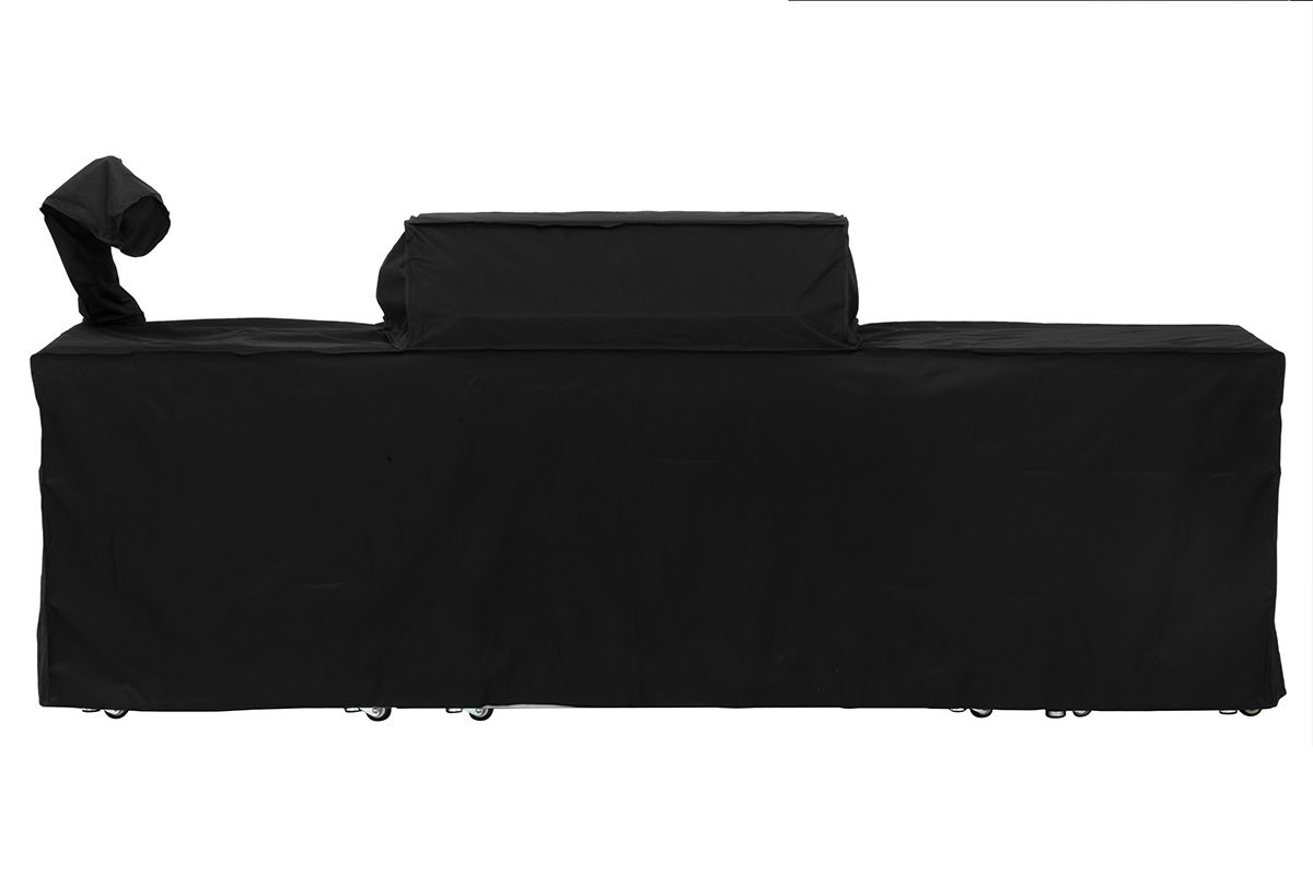 Gasolgrill Black Diamond 6+2, Sommarkök med Kylskåp