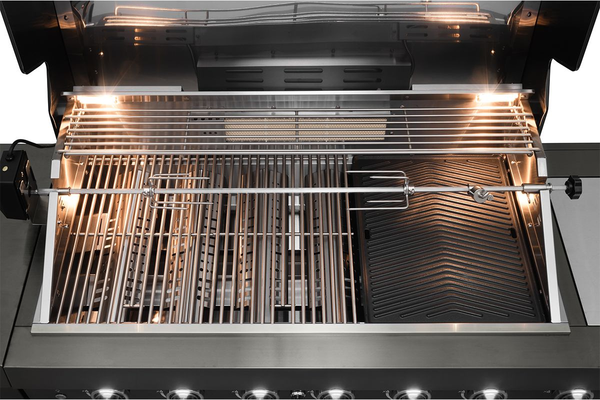 Gasolgrill Black Diamond 6+2, Sommarkök med Kylskåp