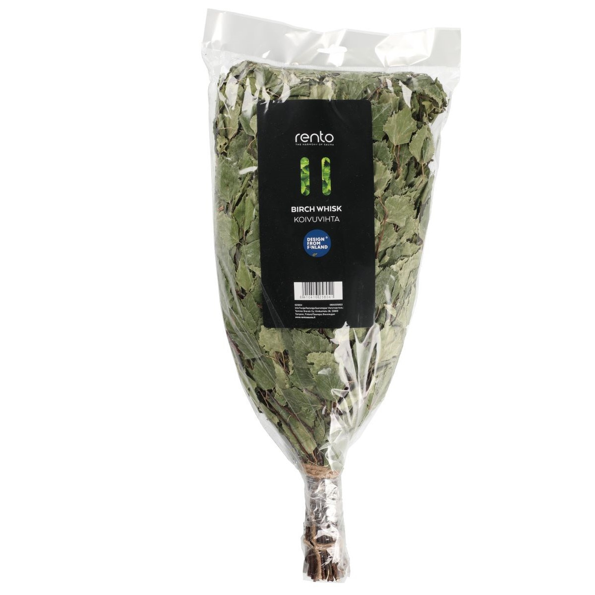 Basturuskan i sin förpackning mot en vit bakgrund