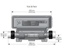 Styrenhet Gecko IN.YE-3, inkl. 3kW Värmare Styrenhet Gecko IN.YE-3, inkl. 3kW Värmare