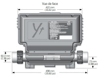 Styrenhet Gecko IN.YT-8, inkl. 3kW Värmare En sprängskiss på styrenheten