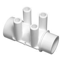 Spa PVC Grenrör 2-tum med 4st utlopp Spa PVC Grenrör 2-tum med 4st utlopp