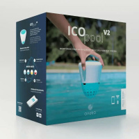 ICO Pool V2 med WiFi + Bluetooth Produktens förpackning