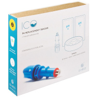 ICO pH (blå) Sensor & Kalibreringskit Produktens förpackning mot en vit bakgrund
