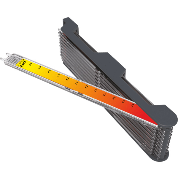 Ask för kontrollstickorna mot vit bakgrund