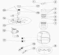 Sprängskiss på MS Sandfilter